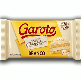 5 Barras De Chocolate Branco Laka 90g Envio Já