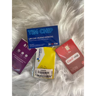 Chip operadoras 5G triplo corte….DDD do 11 ao 99…
