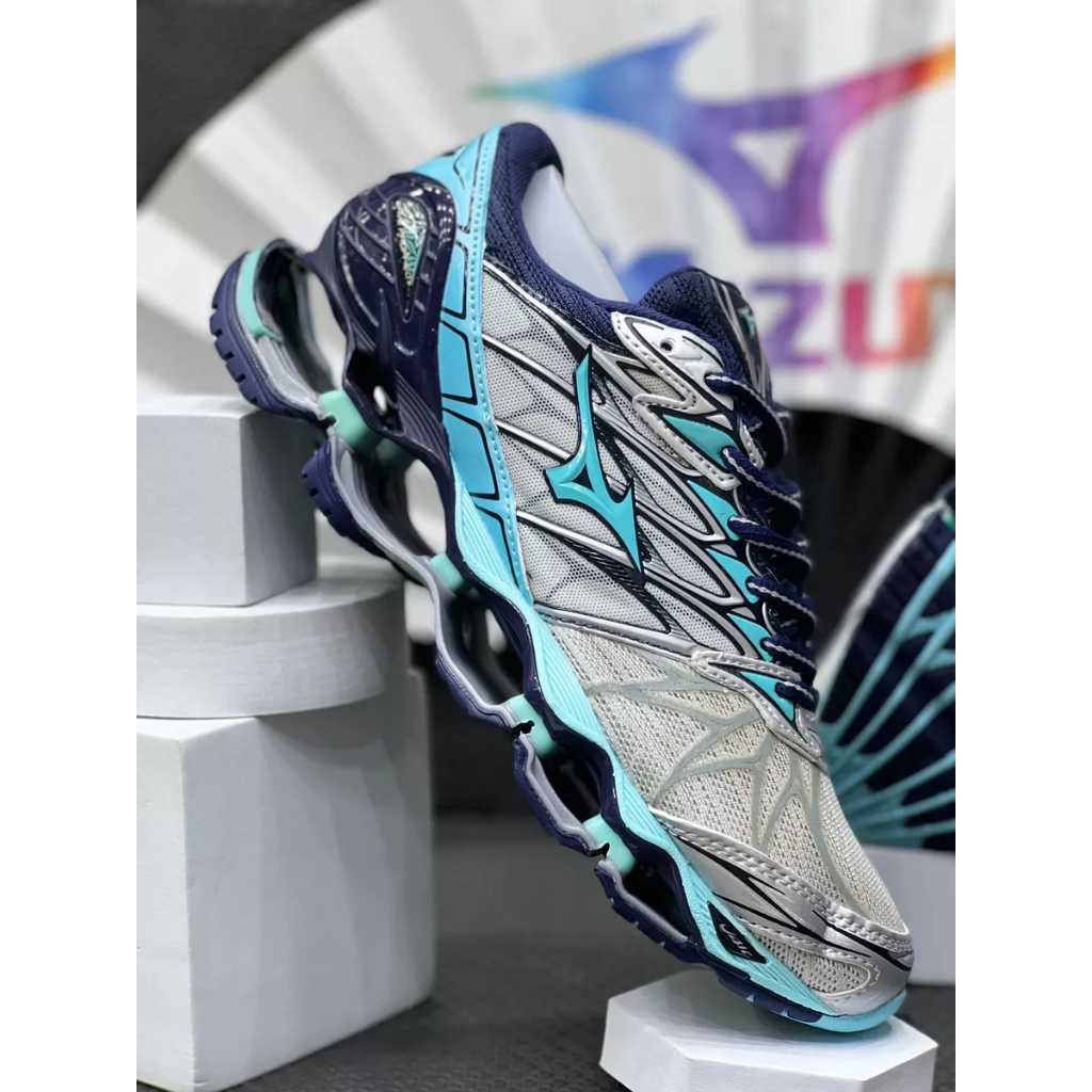 Tênis Mizuno Pro 7 Cinza e Verde Primeira Linha Importado Vietnã ...