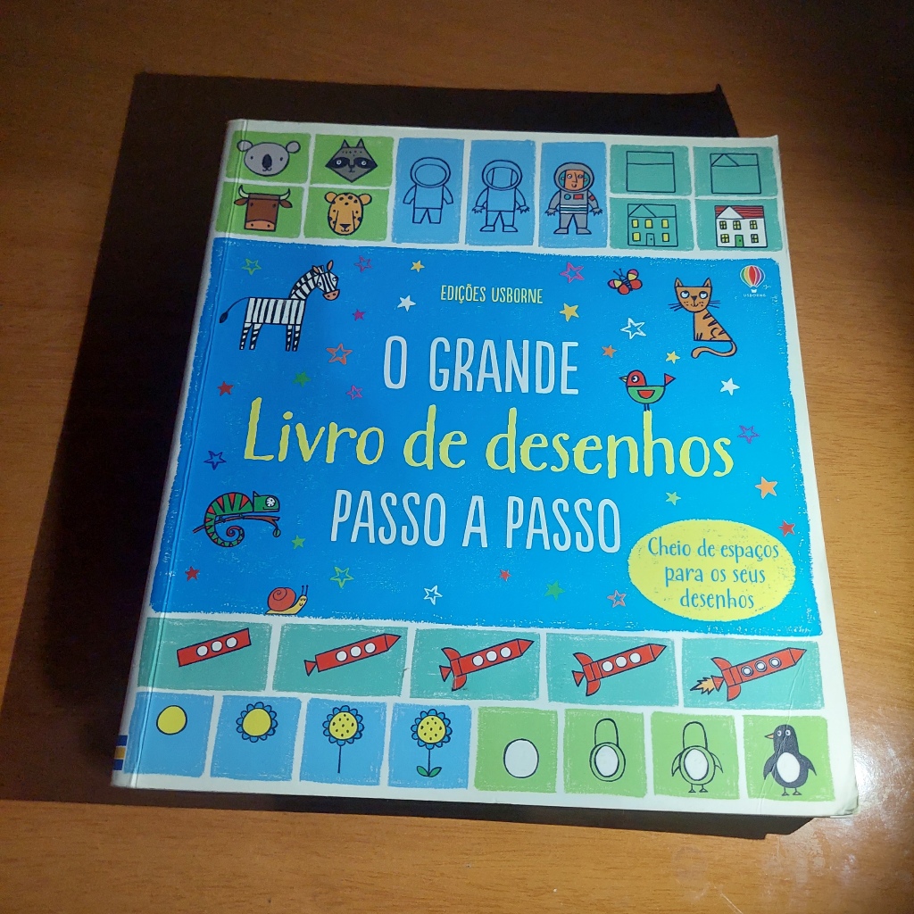 O Grande Livro De Desenhos Passo A Passo Lições Usborne Shopee Brasil