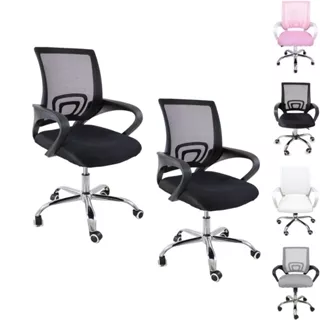Kit 2 Cadeiras de Escritório Begonia Tela Mesh Ergonômico