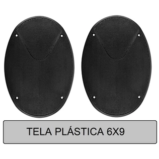 Par Tela Proteção Alto Falante 6x9 Premier De Plástico A Melhor Som Automotico Som Profissional e Som Residencial