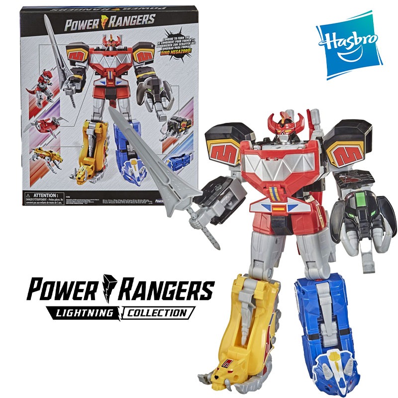 Power Rangers Mighty Morphin Megazord - Lightning Collection - Hasbro - NOVO SEM A CAIXA