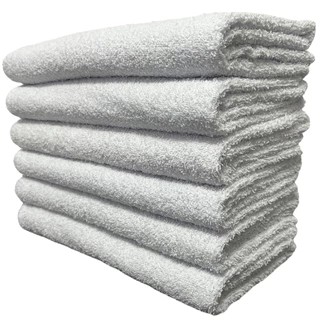 Super Kit 3pçs Toalha de Banho Brancas Lisas 70x130cm 100% Algodão Práticas e Resistentes