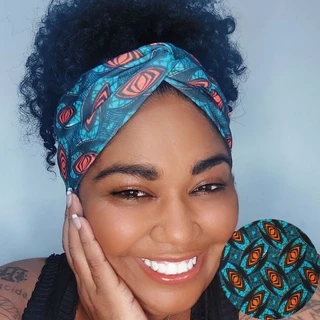 Faixa Headband Turbante Africana Capulana Turban Tiara Étnicas (1 UNIDADE / KIT 3 UNIDADES )