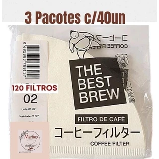120 filtros v60 cônico The best brew 02