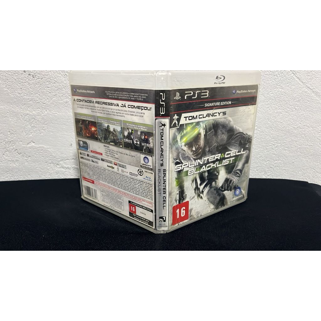 Splinter Cell Blacklist - Ps3 - Mídia Física