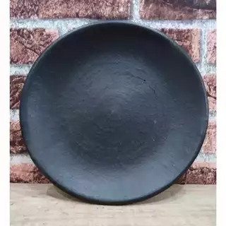 Conjunto de Pratos de Barro Preto Capixaba 04 Peças
