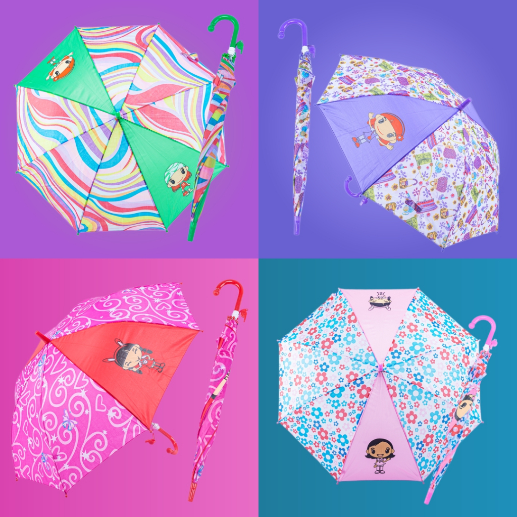 Guarda Chuva Infantil Menina Sombrinha Longo