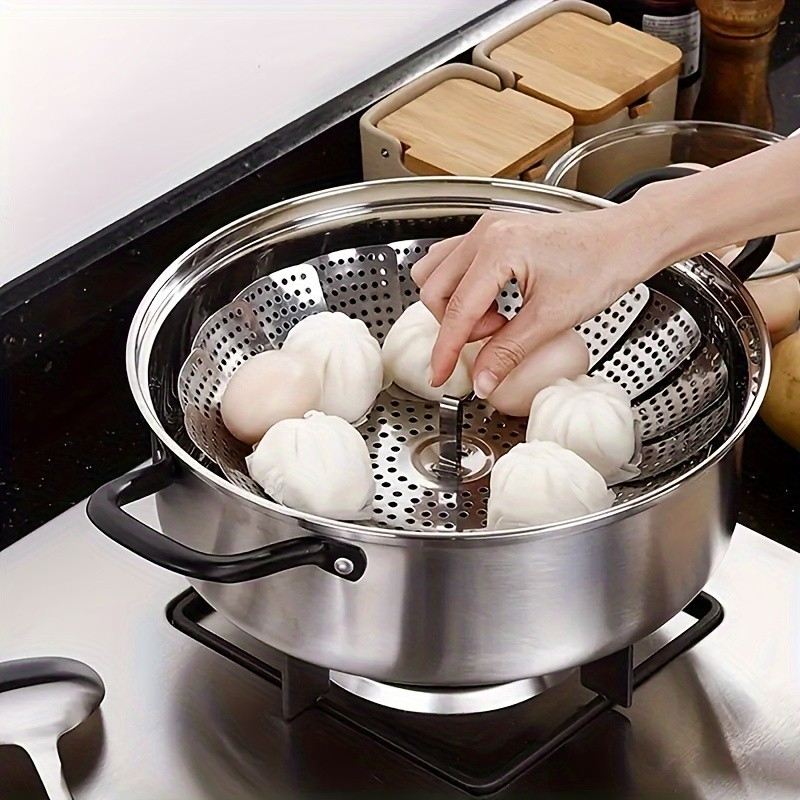 Cesto Cozimento A Vapor Inox Cozinha Legumes Verduras