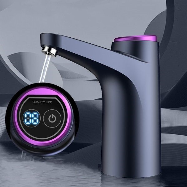 Usb BotãO AutomáTico Bebedouro Bomba EléTrica Agua RecarregáVel Dispenser Universal Carregamento