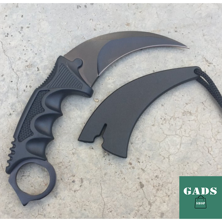 Faca Karambit CsGo curvada com Bainha