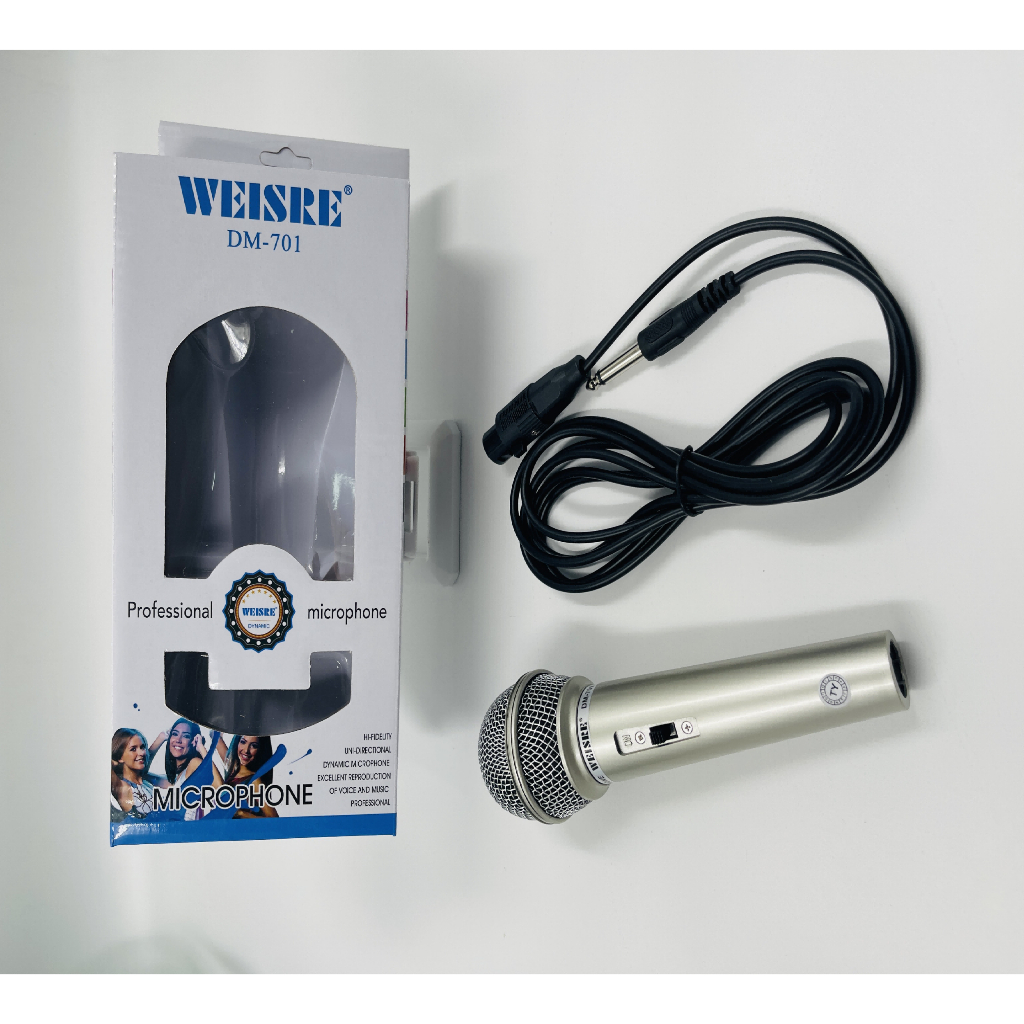 Microfone Profissional Com Cabo Premium - Dynamic | Shopee Brasil