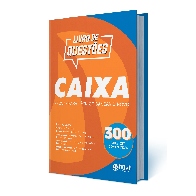Livro 300 Questões Comentadas do Concurso da CAIXA 2024