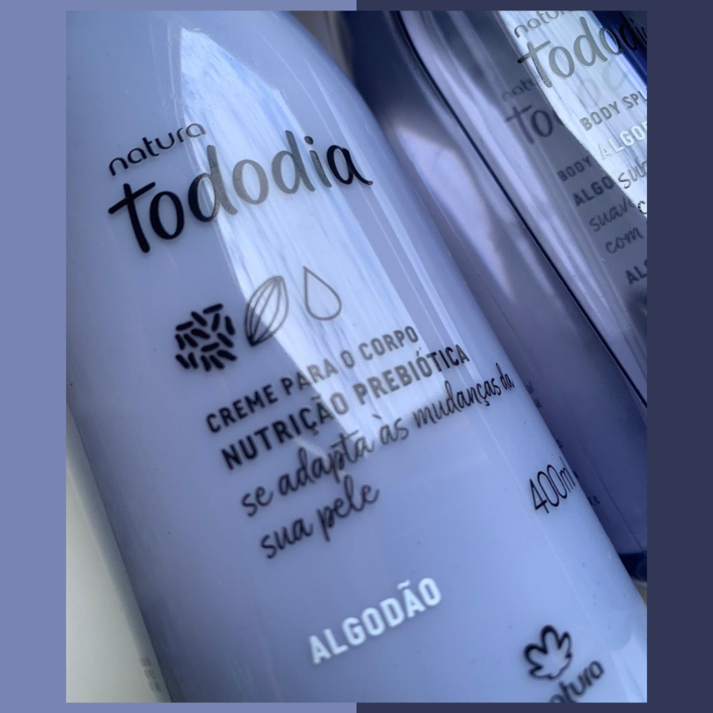 Kit hidratante 400ML + Body splash 200ML Tododia algodão Natura