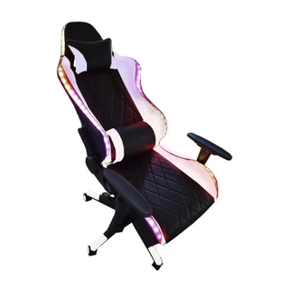 Cadeira Gamer Com Led Design Econômico Enchimento Premium Com Regulagem De Altura