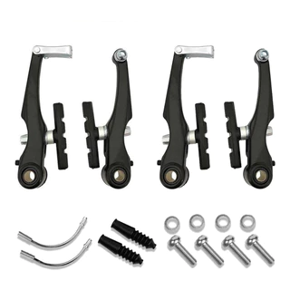 Kit Jogo De Freios V-brake Bicicleta Em Nylon Diant/tras Bike