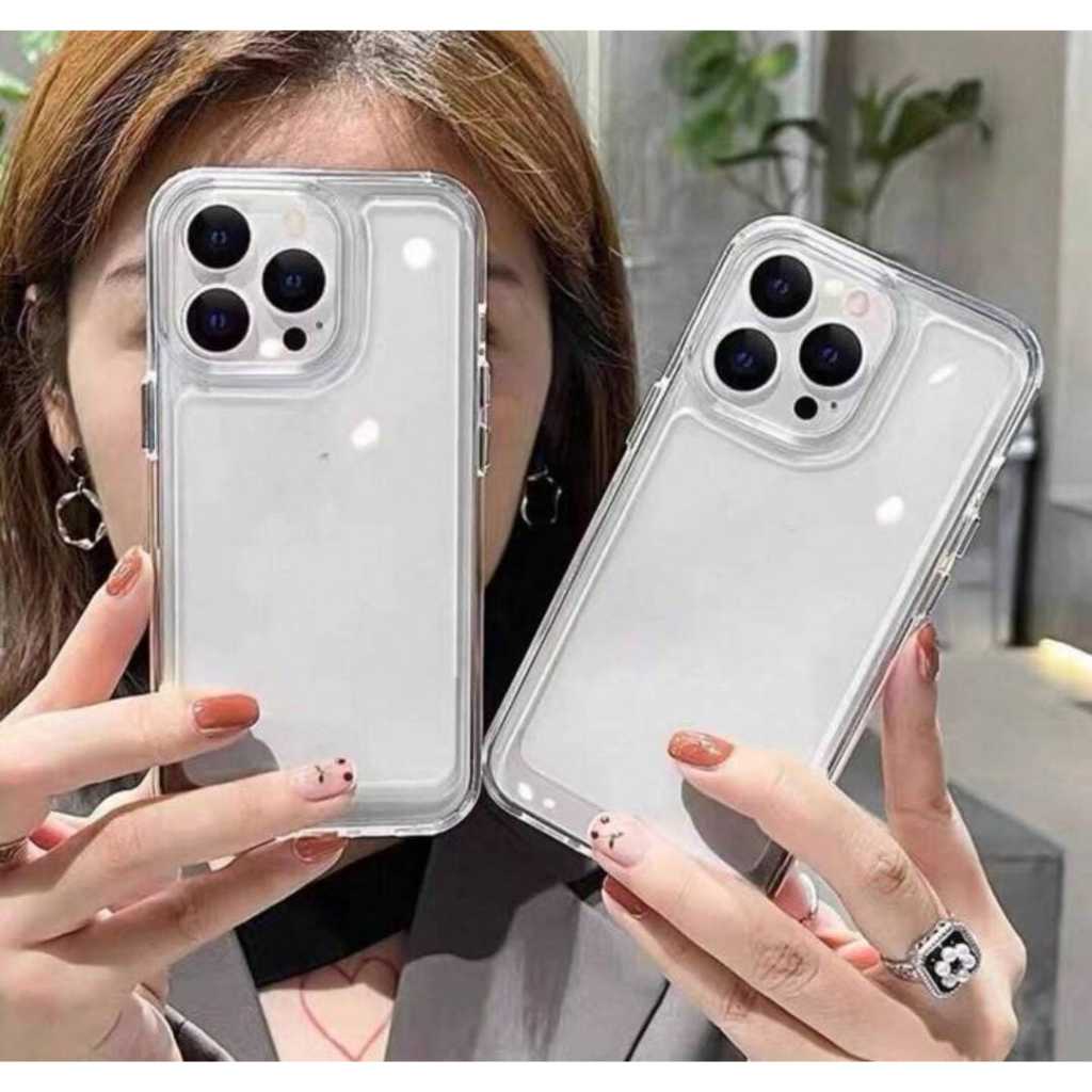 Custodia Ibrida In TPU Per IPhone (13, 14, 15, Pro, Pro Max) – Leggera, Antiurto, Antiscivolo, Facile Da Montare, Ritaglio Specifico Per Fotocamera
