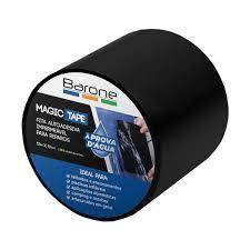 FITA AUTOADESIVA IMPERMEÁVEL PARA REPAROS 10CMX1,5M PRETO BARONE