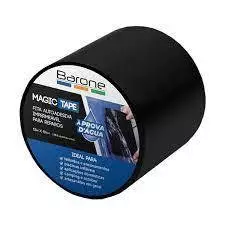 FITA AUTOADESIVA IMPERMEÁVEL PARA REPAROS 10CMX1,5M PRETO BARONE