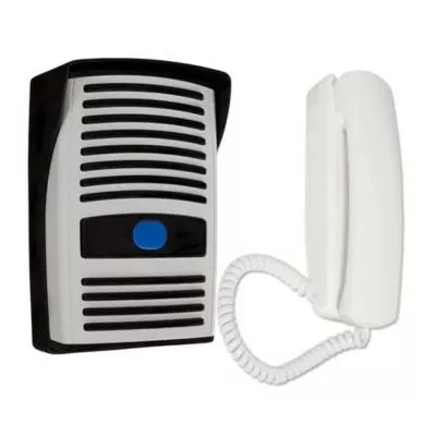 Kit Interfone Residencial Porteiro Eletrônico Campainha Monofone
