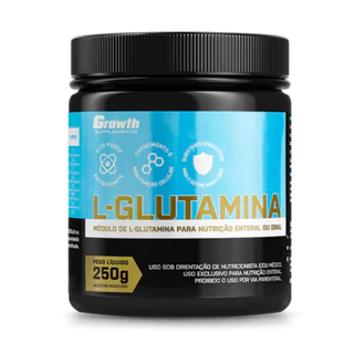 L-Glutamina Growth Supplements 250g - Sabor Natural