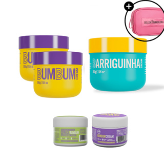 2x Bumbum Cream + 1x Barriguinha + 1x Travel Size (Mini Barriguinha + Mini Esfrega) + Necessaire