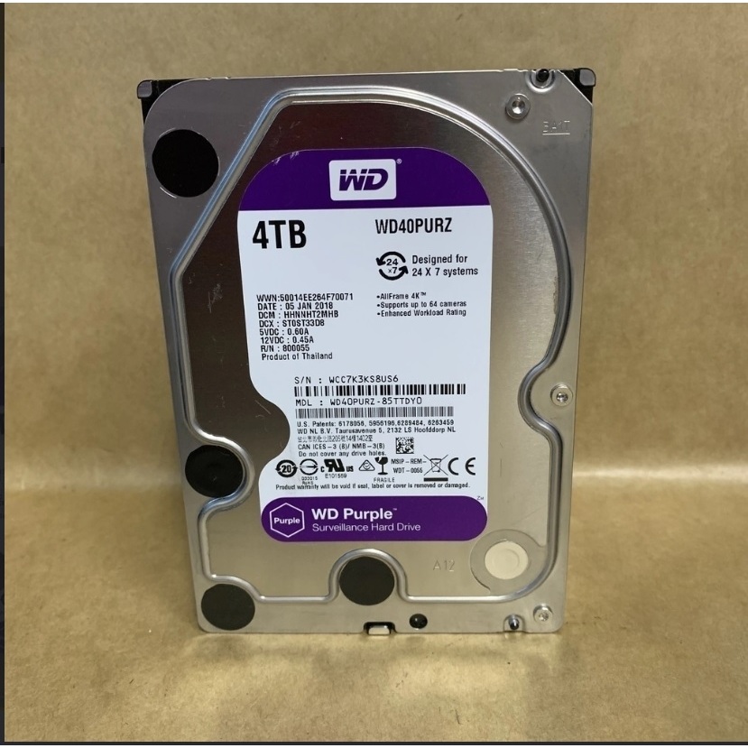 HD Western Digital WD Purple WD30PURZ 4tb usado garantia