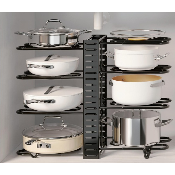 Organizador Rack Panelas 8 camadas Pia Cozinha