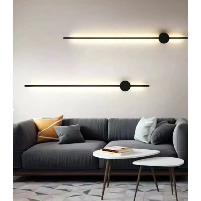 Arandela Minimalista Rebatedora Linear luz indireta 3 Tons de Luz Bivolt Moderna ENVIO IMEDIATO