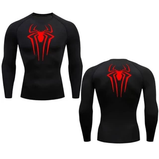 Camisa de compressão do homem aranha