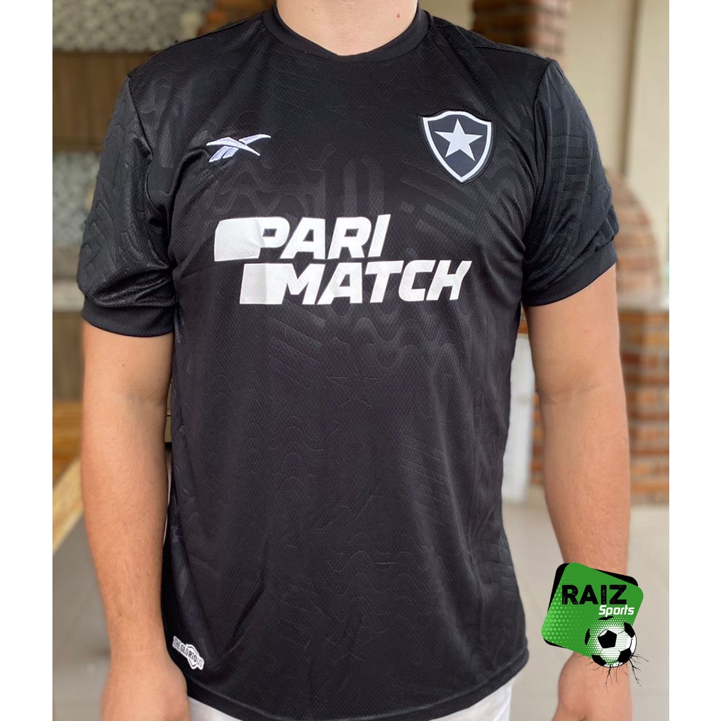 Camisa Botafogo Preta uniforme II de Alta Qualidade ENVIO IMEDIATO