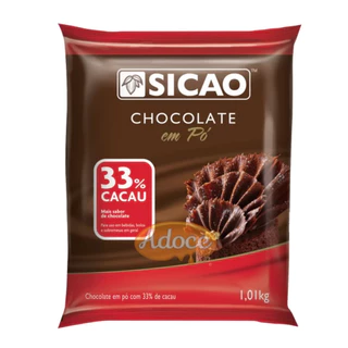Chocolate Em Pó Sicao 33% Cacau 1,01kg