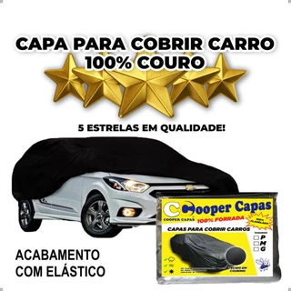 Capa De Cobrir Carro Em Couro 100% Impermeável Com Elástico