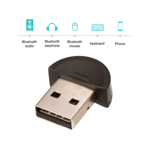 Adaptador Bluetooth Usb 2.0 Sinal Wirelless Para Computador + NF + Loja Física + 90 dias de Garantia