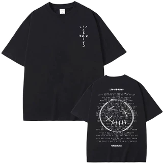 Camiseta Unissex Algodão Vintage Travis Scott