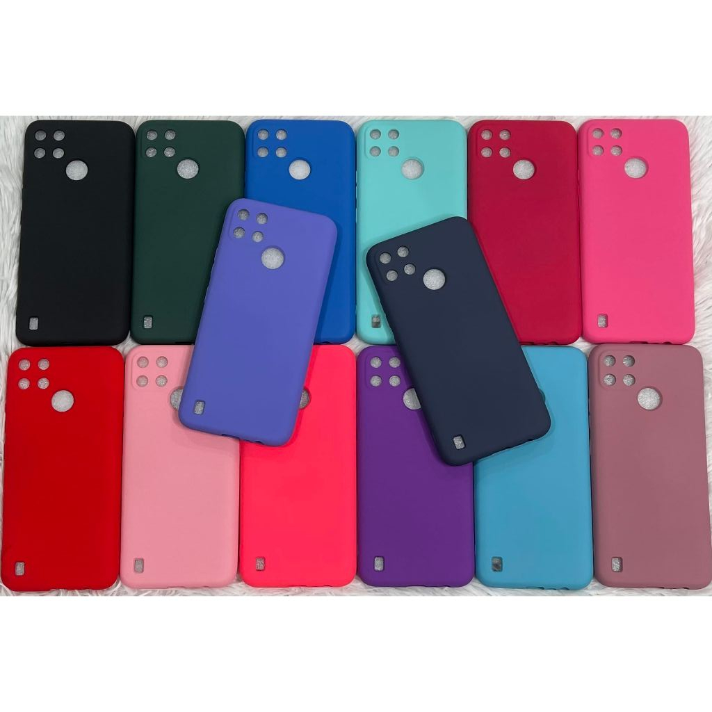 Kit Protetora Capa Capinha - C21Y - Realme Silicone Aveludado