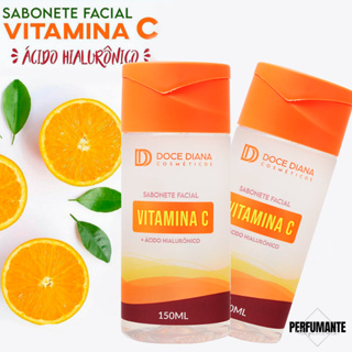 LEVE MAIS, KIT 2 Sabonetes Facial Vitamina C - Doce Diana - Sabonete Para Todos os Tipos de Pele