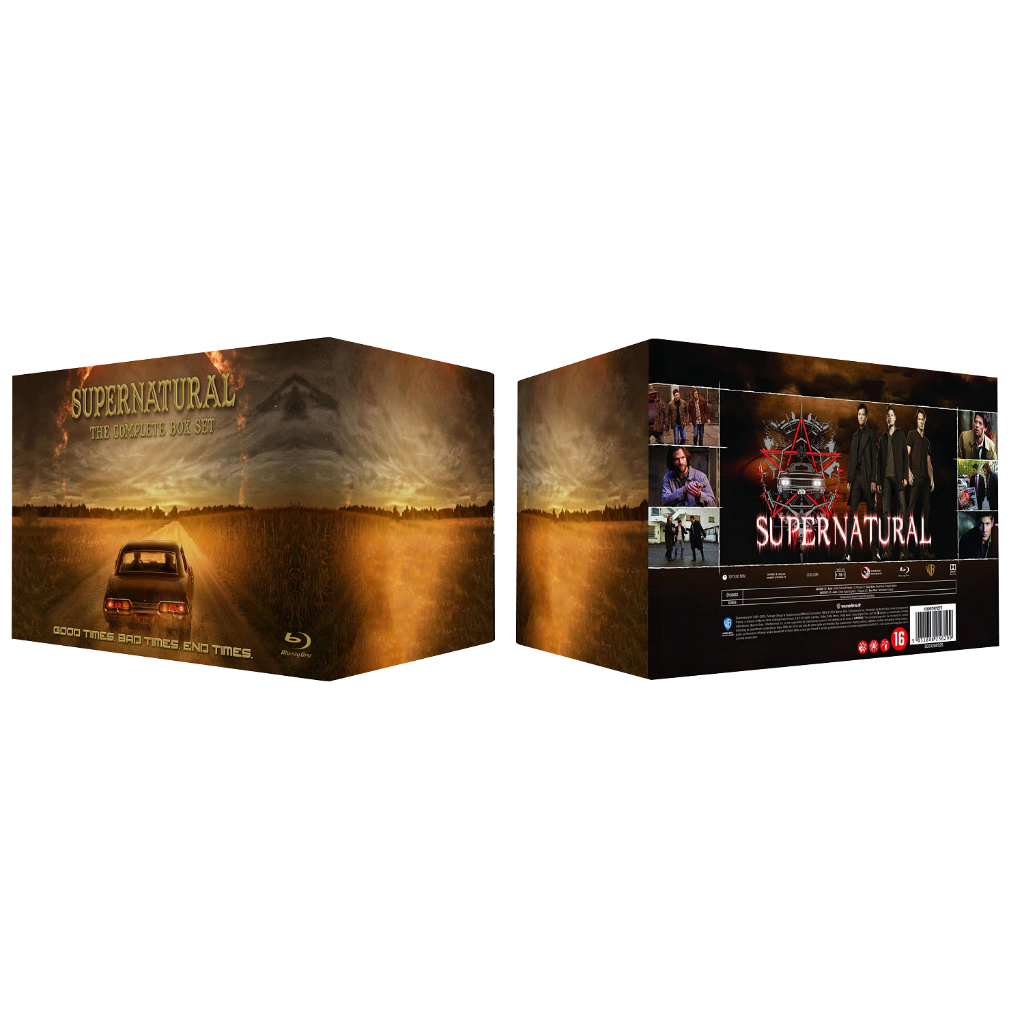 Blu-ray Box seriado Supernatural - Caixa completa em bluray