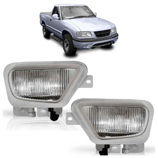 Farol Milha Auxiliar S10 1999 2000 Lente Lisa Vidro