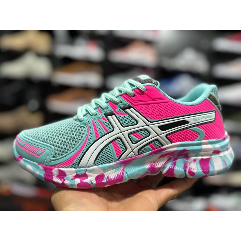 Asics gel store sendai feminino verde