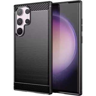 Capa Case Samsung Galaxy S24 Ultra (Tela 6.8) Carbon Fiber Anti Impacto