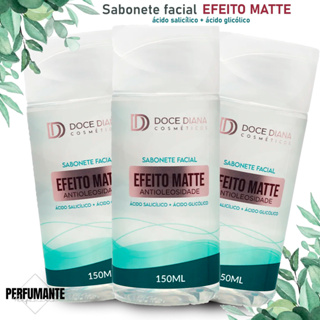 LEVE 3 - KIT 03 Sabonetes Facial Efeito Matte para quem Tem pele Oleosa - Doce Diana