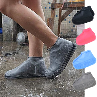 Capa De Sapatos Tênis / Chuva / Bota De Silicone Flexível Elástica Antiderrapante Reutilizável