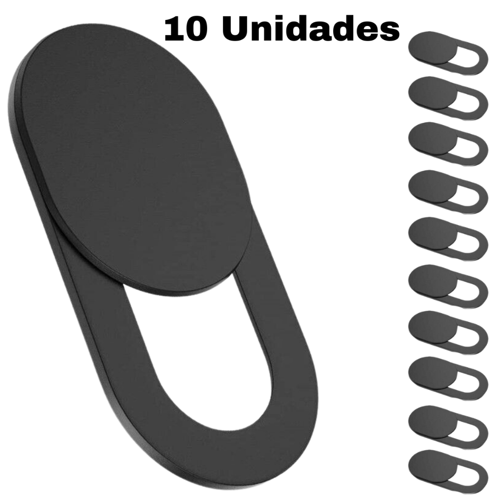 Kit 10 Tampa anti espionagem webcam Câmera Notebook e Celulares Envio Rápido