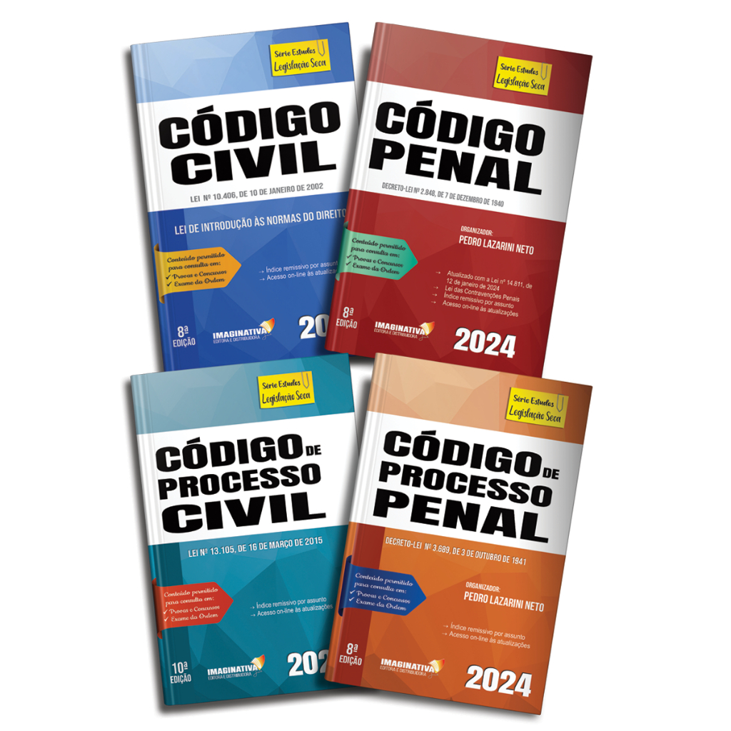 Código Civil + CPC + Código Penal + Processo Penal - Box Legislação ...