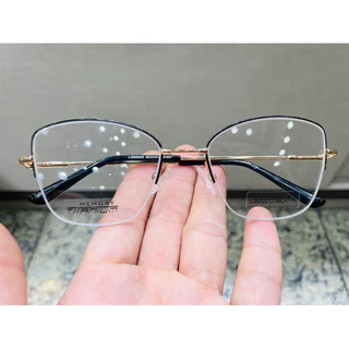 Óculos feminino de titânio armação de grau leve e flexível LQ50022
