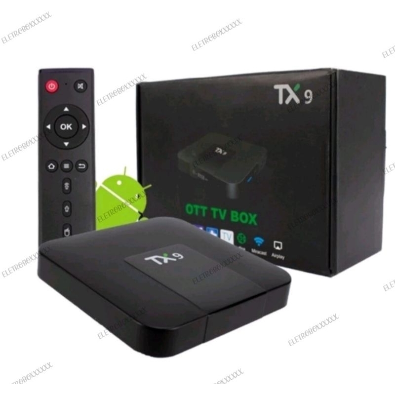 Smartv TV BOX TX9 Bluetooth Android 13