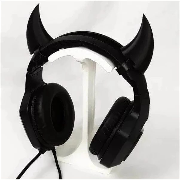 Chifre Devil para Headset | Acessorio para Fone de Ouvido | Chifrinhos