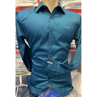 camisa social manga longa microleve com elastano não amassa passa fácil um pouco BRILHANTE